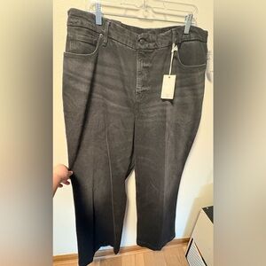 NWT Good American good skate high rise loose leg plus size jeans casual modern